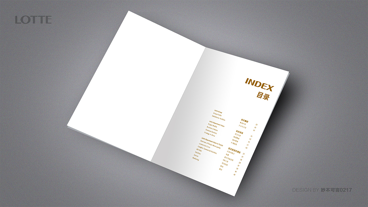 画册设计(乐天百货 | 中国)