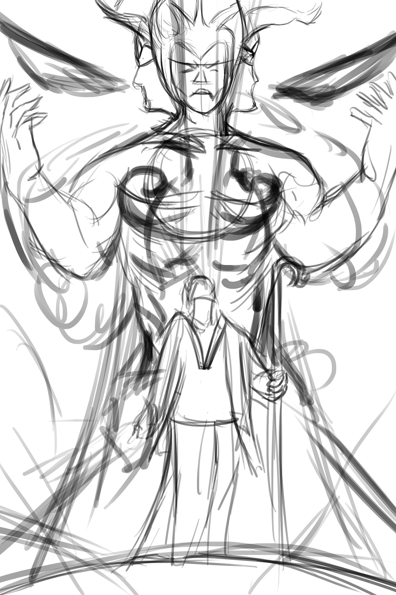 三头欲望阿修罗