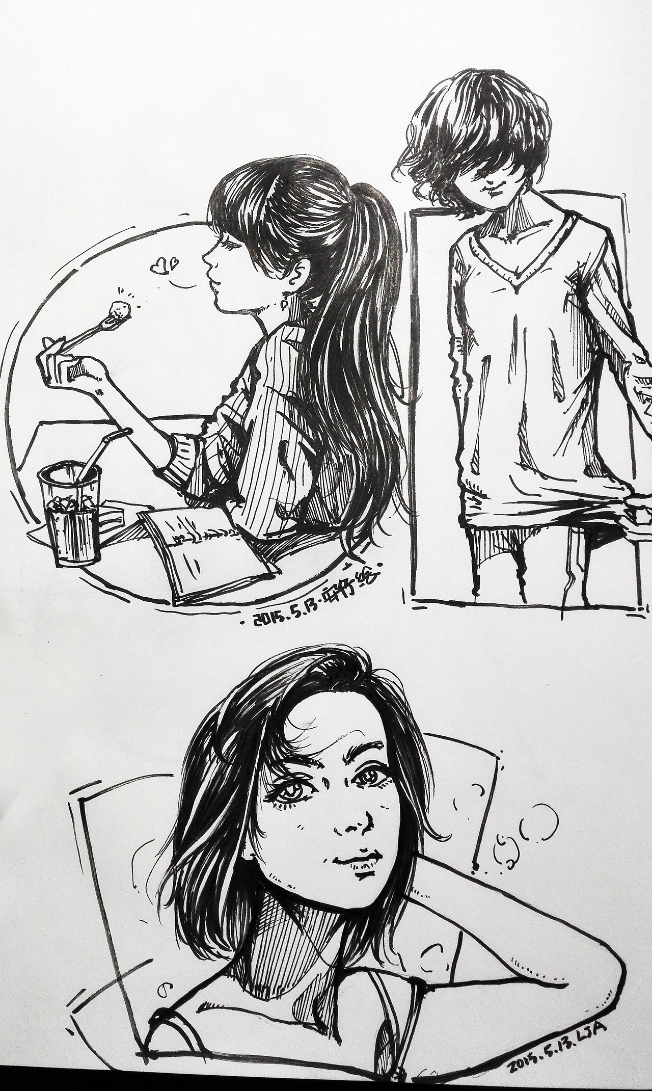 安仔首次秀手绘作画视频（图ZMjkwNDEzMzY=） - 单幅漫画 - 站酷设计师会画画的安仔原创素材 - 站酷ZCOOL