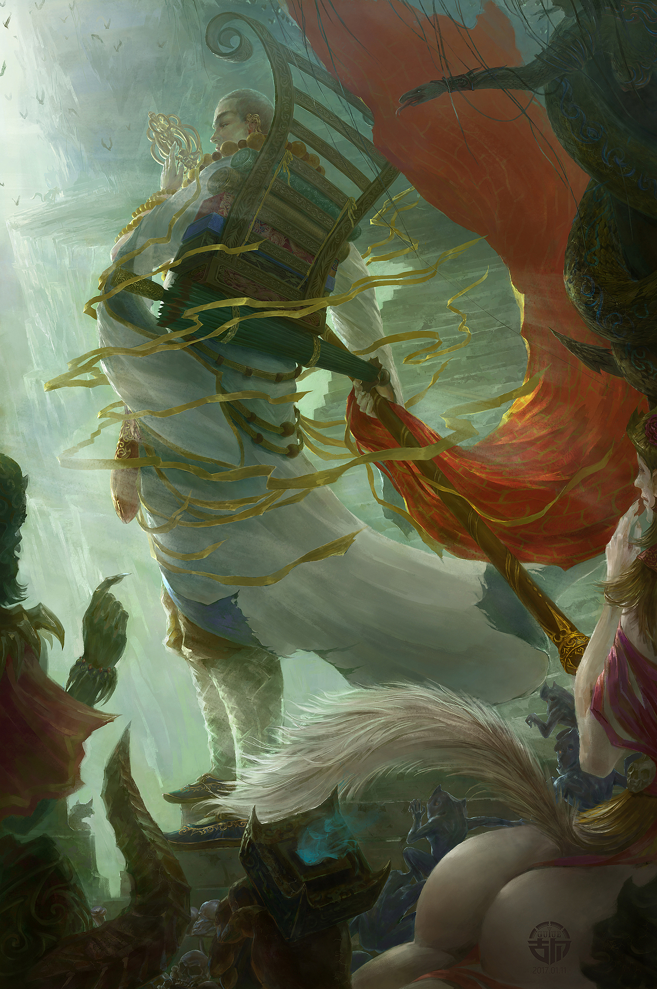 心中的西游（图ZNjg4MDgxMDQ=） - 创作习作 - 站酷设计师红与兰之红原创素材 - 站酷ZCOOL