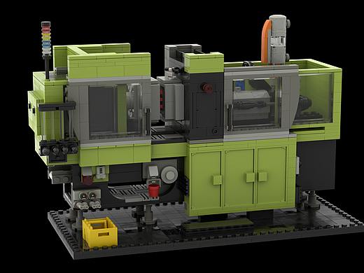 积木-40502-注塑机-1194pcs
