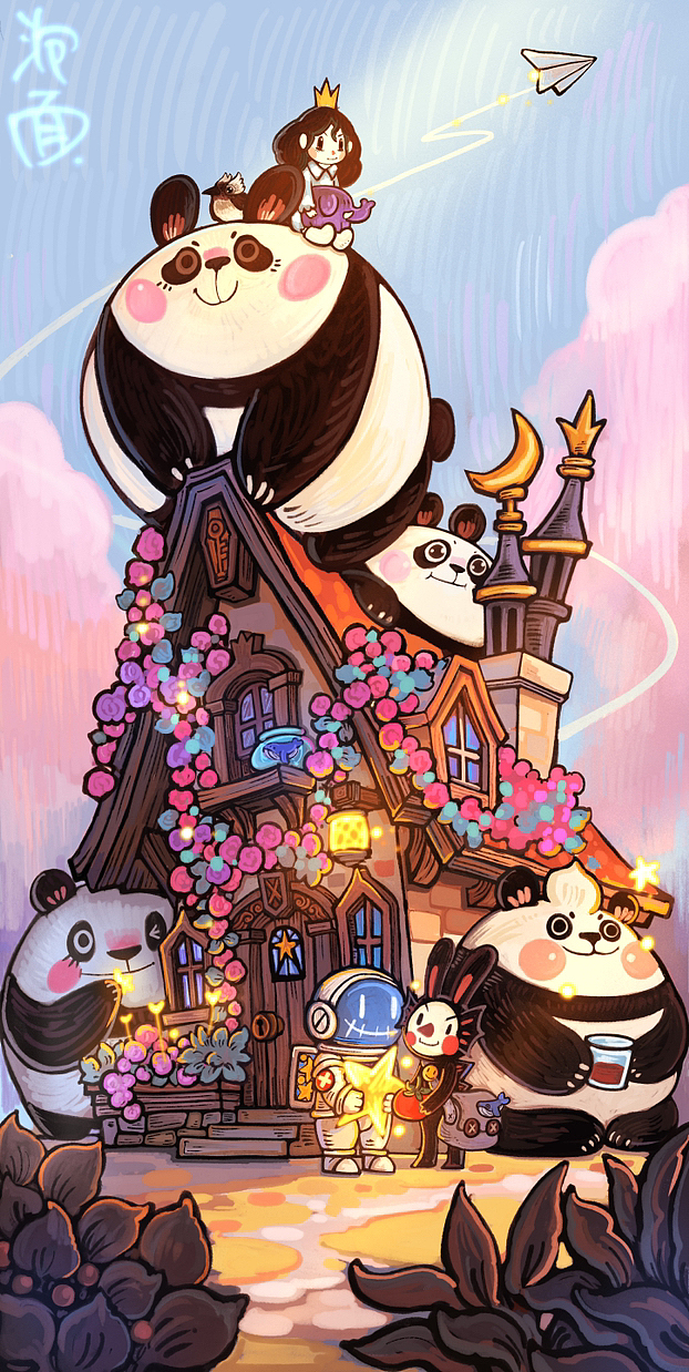 小公主的大冒险（图ZMzUyNTczMDQw） - 绘画 - 站酷设计师还是一碗泡面原创素材 - 站酷ZCOOL