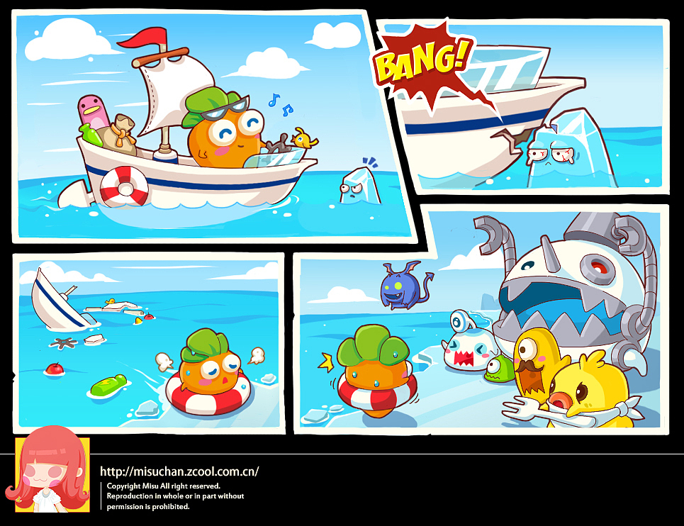 《保卫萝卜2》宣传画|插画|游戏原画|米树 - 原创作品 - 站酷 (zcool)