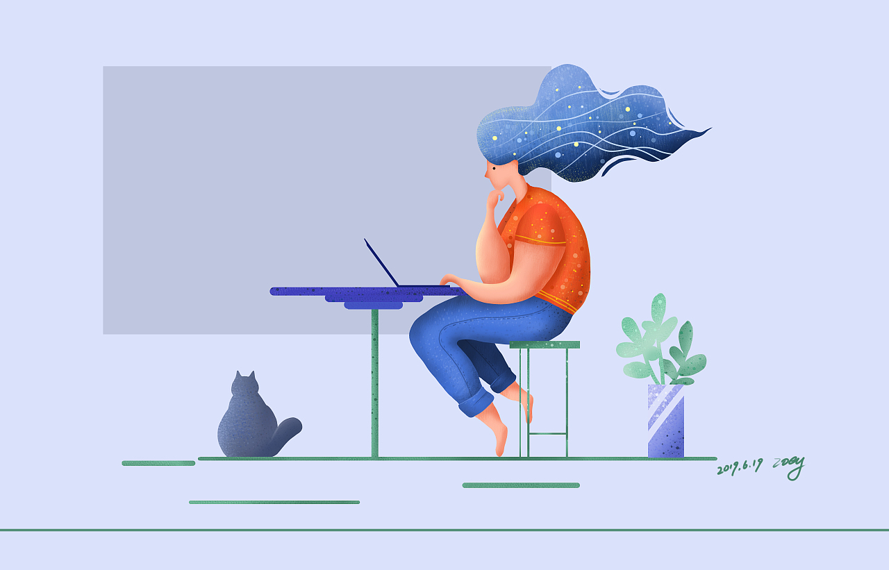 插画习作（图ZMjQxMzc2Mjg4） - 创作习作 - 站酷设计师_MIA20原创素材 - 站酷ZCOOL