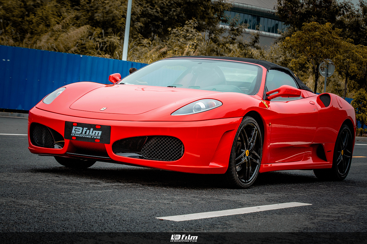 法拉利430装贴lb法拉利红重新点燃激情