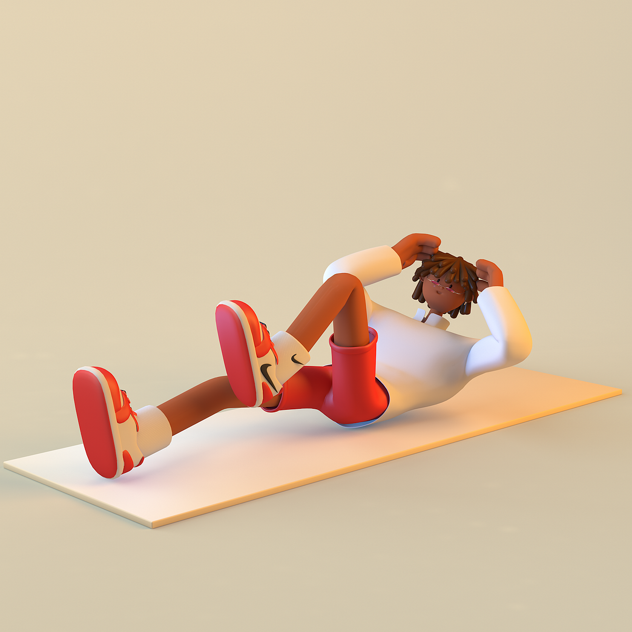 【dinlab7015熊木】角色设计|运动健身日常_lumos_yyl-站酷zcool