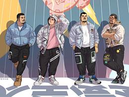 男团“太空漫步”