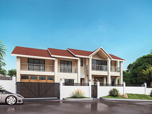 Sketchup Lumion PS 国外别墅设计表现