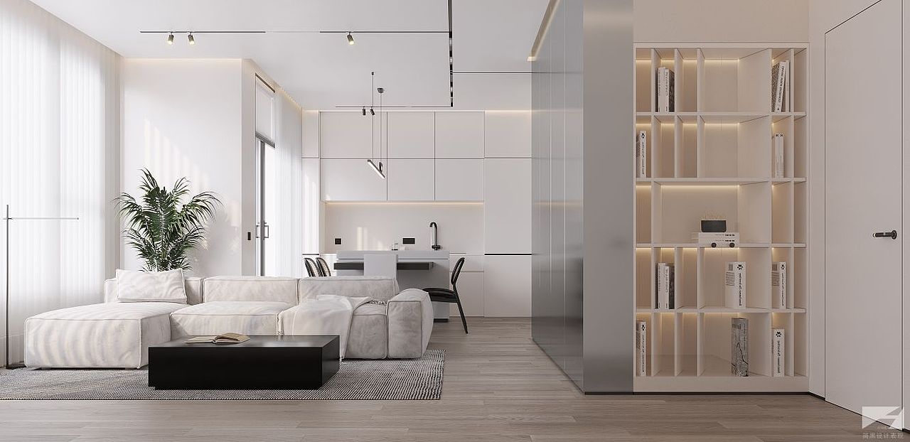 现代风格客厅（图ZMzYzNzc4Mzk2） - 家装设计 - 站酷设计师简黑设计表现原创素材 - 站酷ZCOOL