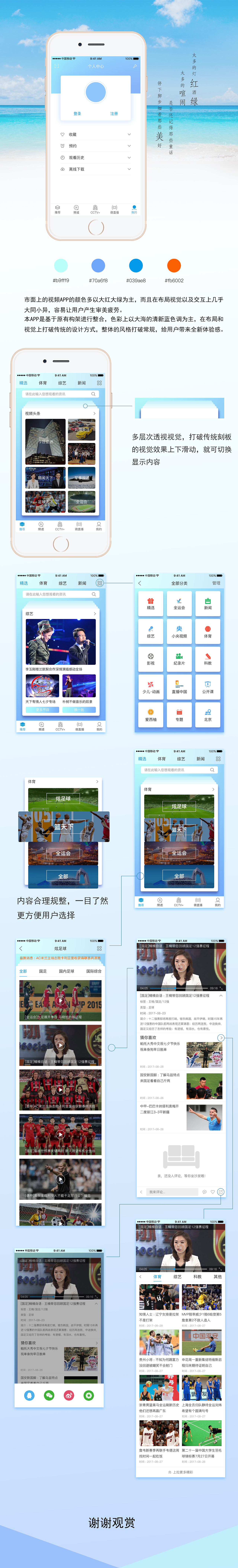 央視影音的改版（圖ZOTM0MDM2MjA=） - APP界面 - 站酷設計師巴黎貝兒甜原創(chuàng)素材 - 站酷ZCOOL