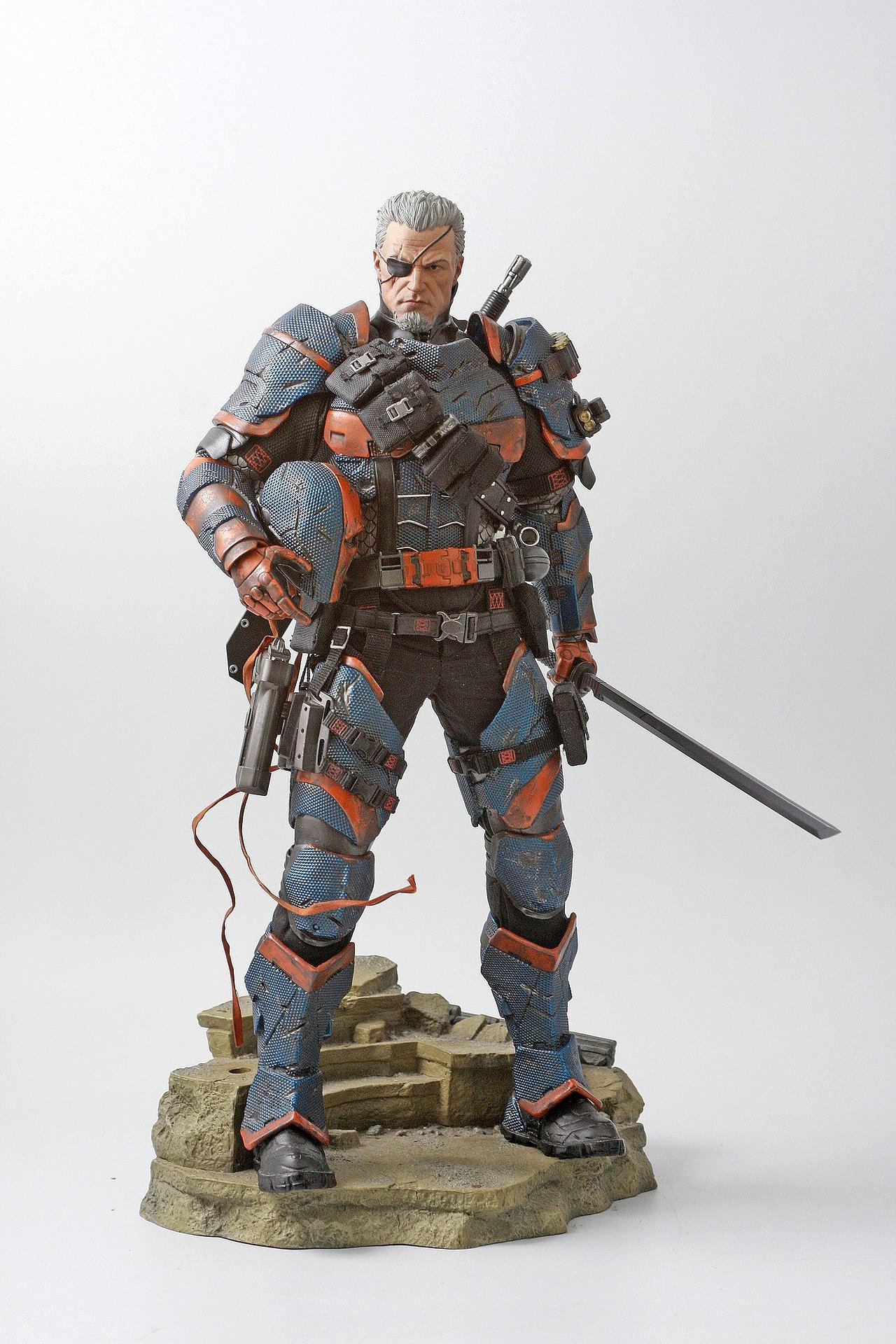 hottoys 阿卡姆骑士 丧钟 包胶素体改造 做旧|手工艺|手办/模玩|眉间