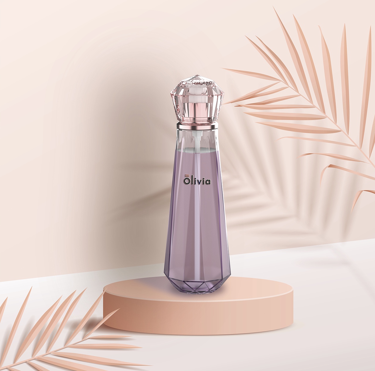 一款钻石乳液瓶器设计