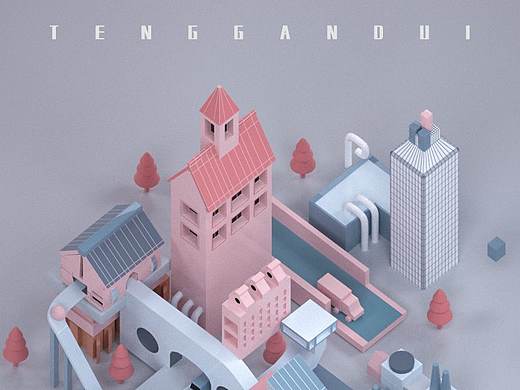 C4D-6月近些练习的作品集及大广赛【娃哈哈】作品