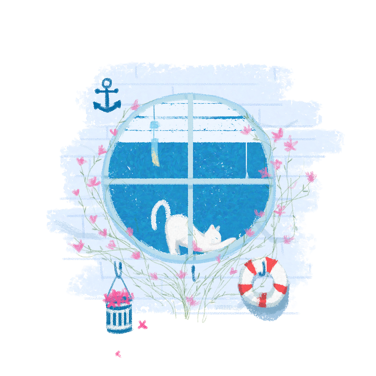 365日绘（窗户系列）（图ZNjE5NjU5MDQ=） - 创作习作 - 站酷设计师比格招HUHV原创素材 - 站酷ZCOOL