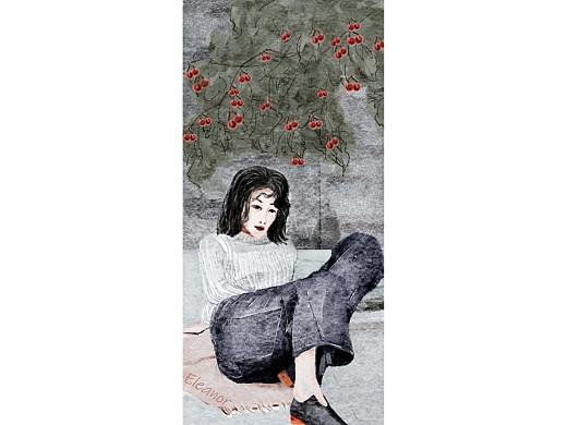 樹下的少女（個人主頁-ZNDkyOTQxMDA=） - 創(chuàng)作習作 - 站酷設計師Z80813614原創(chuàng)素材 - 站酷ZCOOL