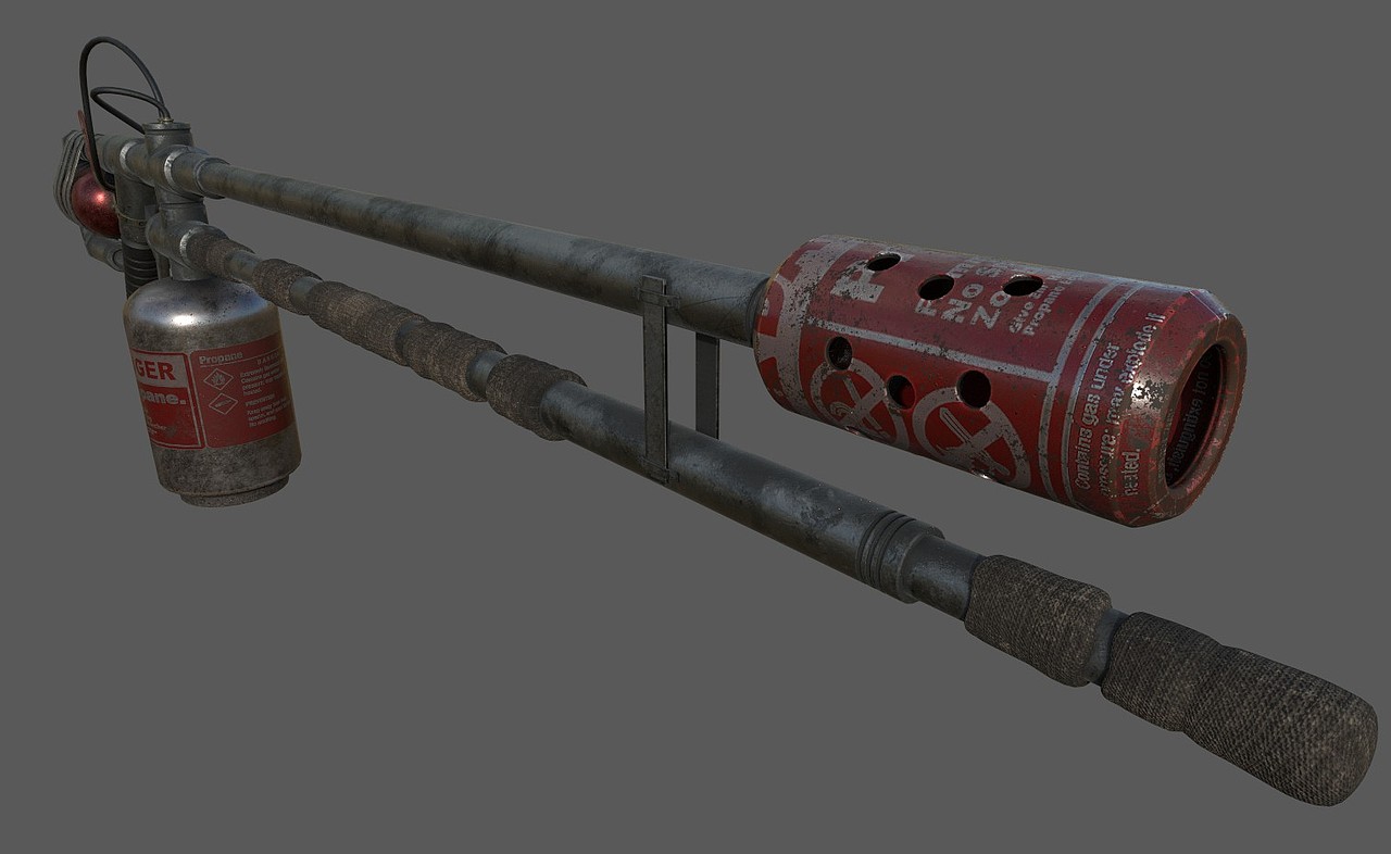 火焰喷射器全流程制作视频02