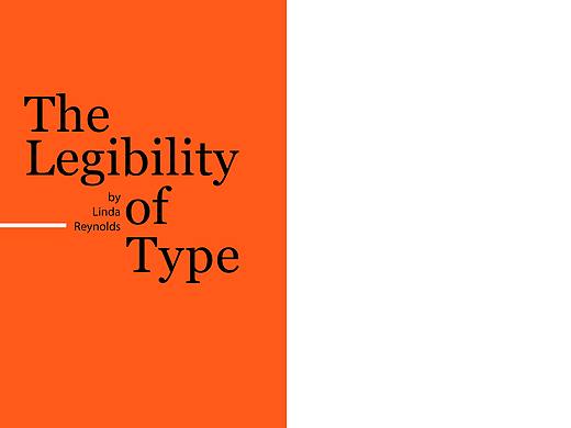 书籍排版 | The Legibility of Type 字体的可读性