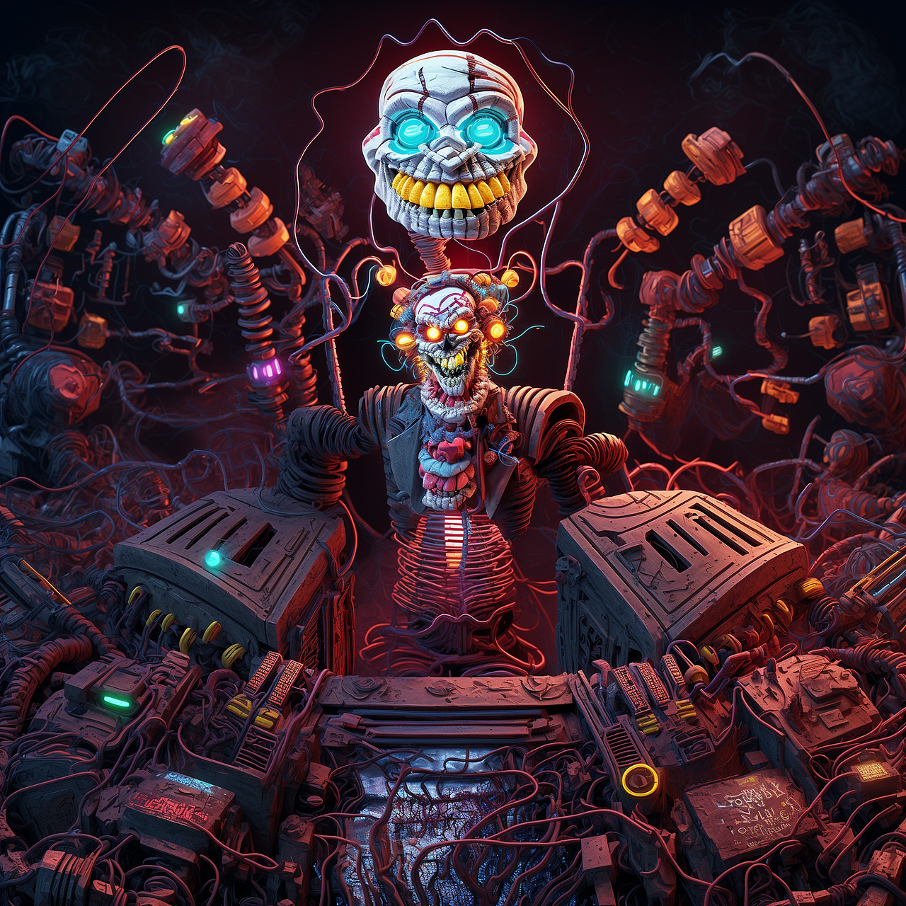 赛博朋克电缆小丑