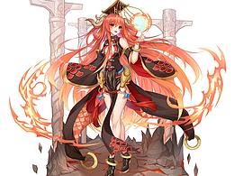 年初畫的的游戲角色立繪