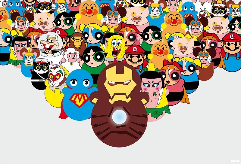 美羽不倒翁 形象公仔设计