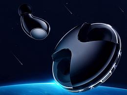 藍(lán)牙耳機(jī)主視覺（非商用）