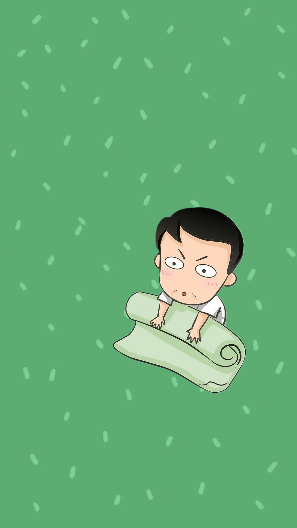 小丸子壁纸 绿色系（图ZMTI4MzU4Nzk2） - 其他 - 站酷设计师Wiwe原创素材 - 站酷ZCOOL