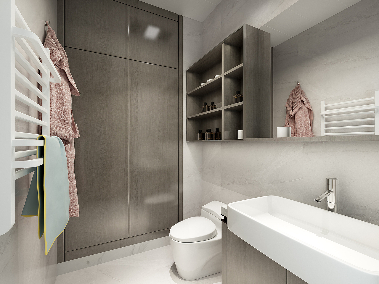 济南万泰装饰领秀城麓府190现代风格装修设计案例