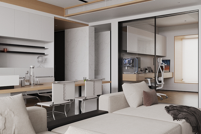 临摹案例分享CR渲染（图ZMzYzMjEwNzYw） - 家装设计 - 站酷设计师星海空间视觉表现原创素材 - 站酷ZCOOL