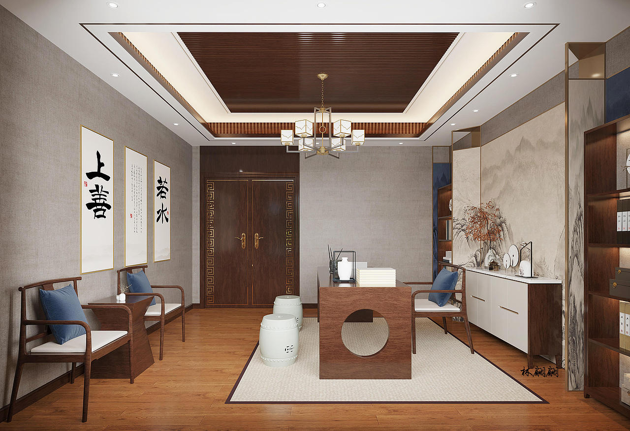 新中式四合院|自然之境!诠释东方美学的雅致大美