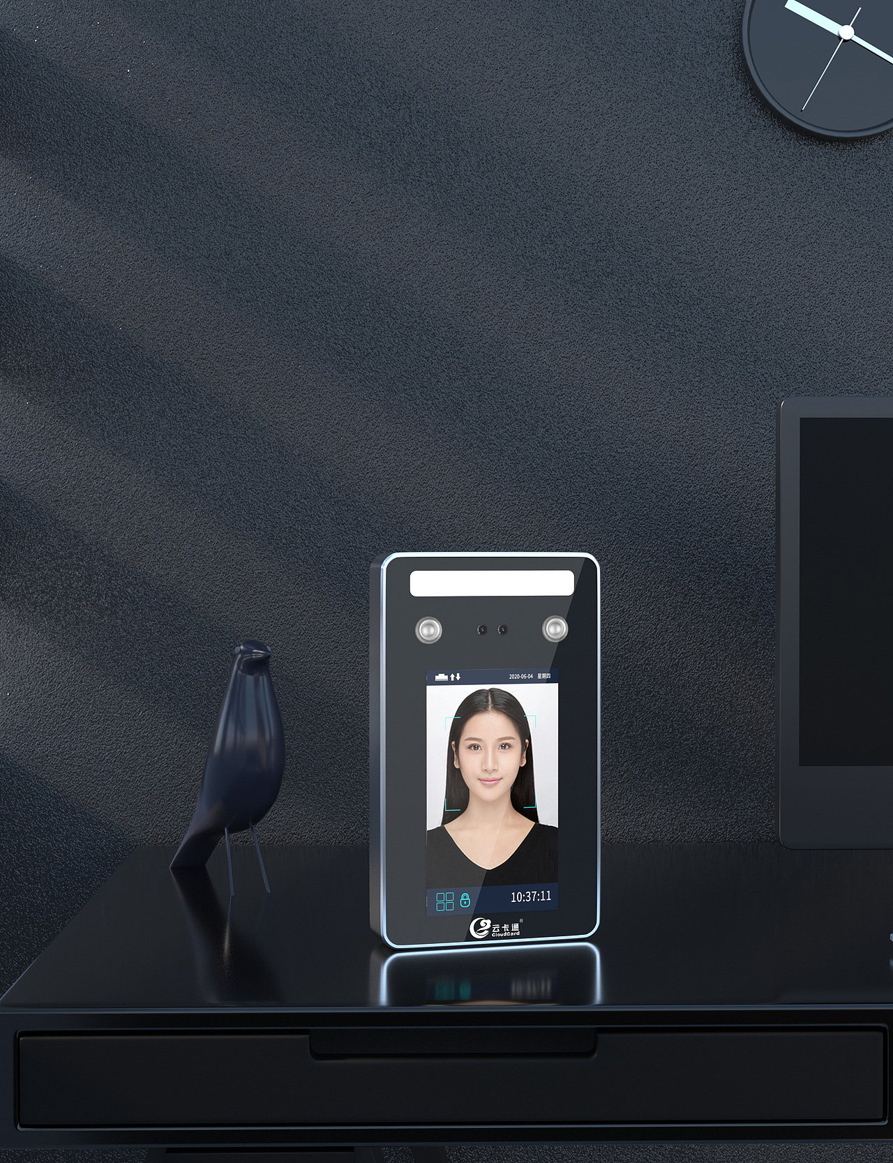 C4D产品场景渲染-人脸识别门禁一体机（图ZMjExODAyMDcy） - 场景 - 站酷设计师起点H原创素材 - 站酷ZCOOL