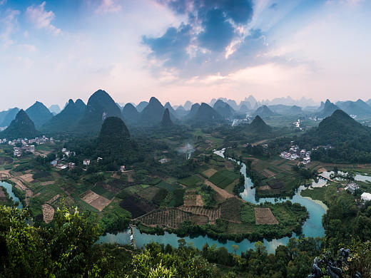 桂林山水之翠屏风光