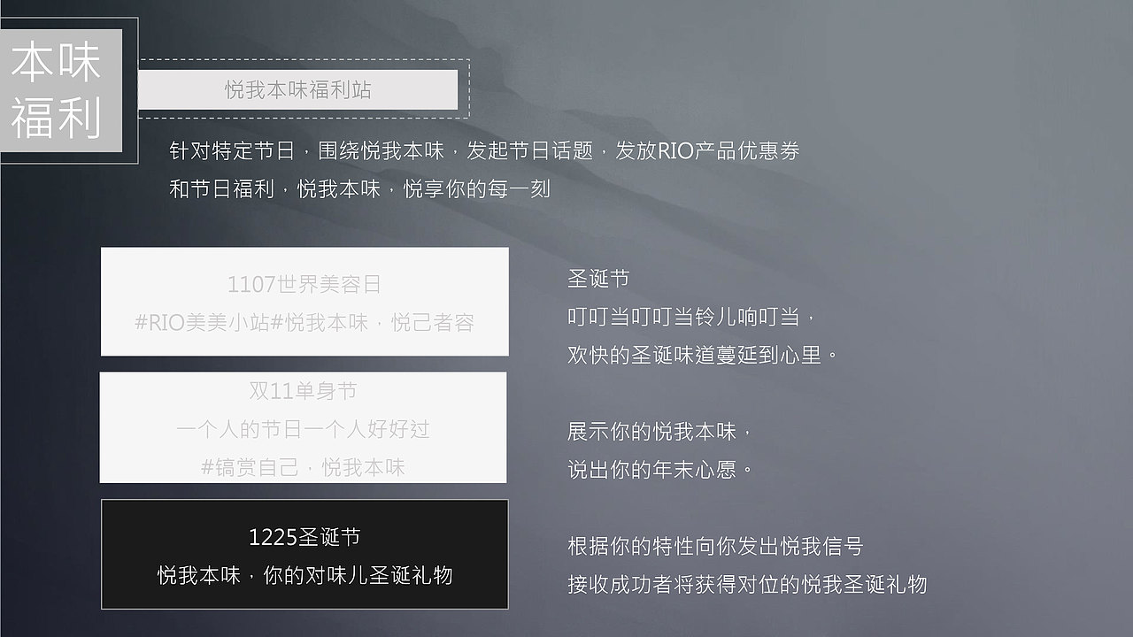 RIO创意营销策划案