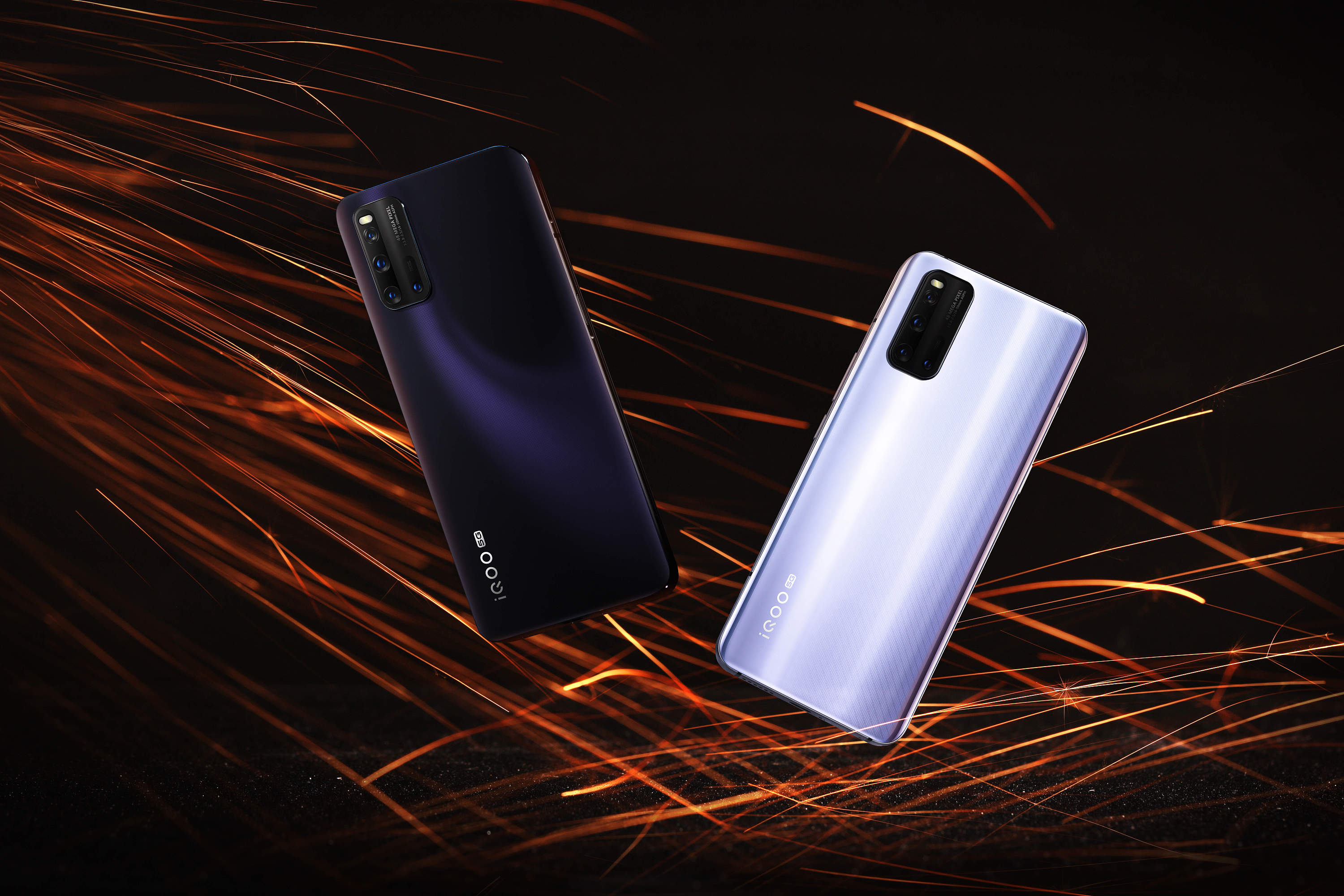 iqoo3 5g系列美图 驭影黑,流光银,拉力橙