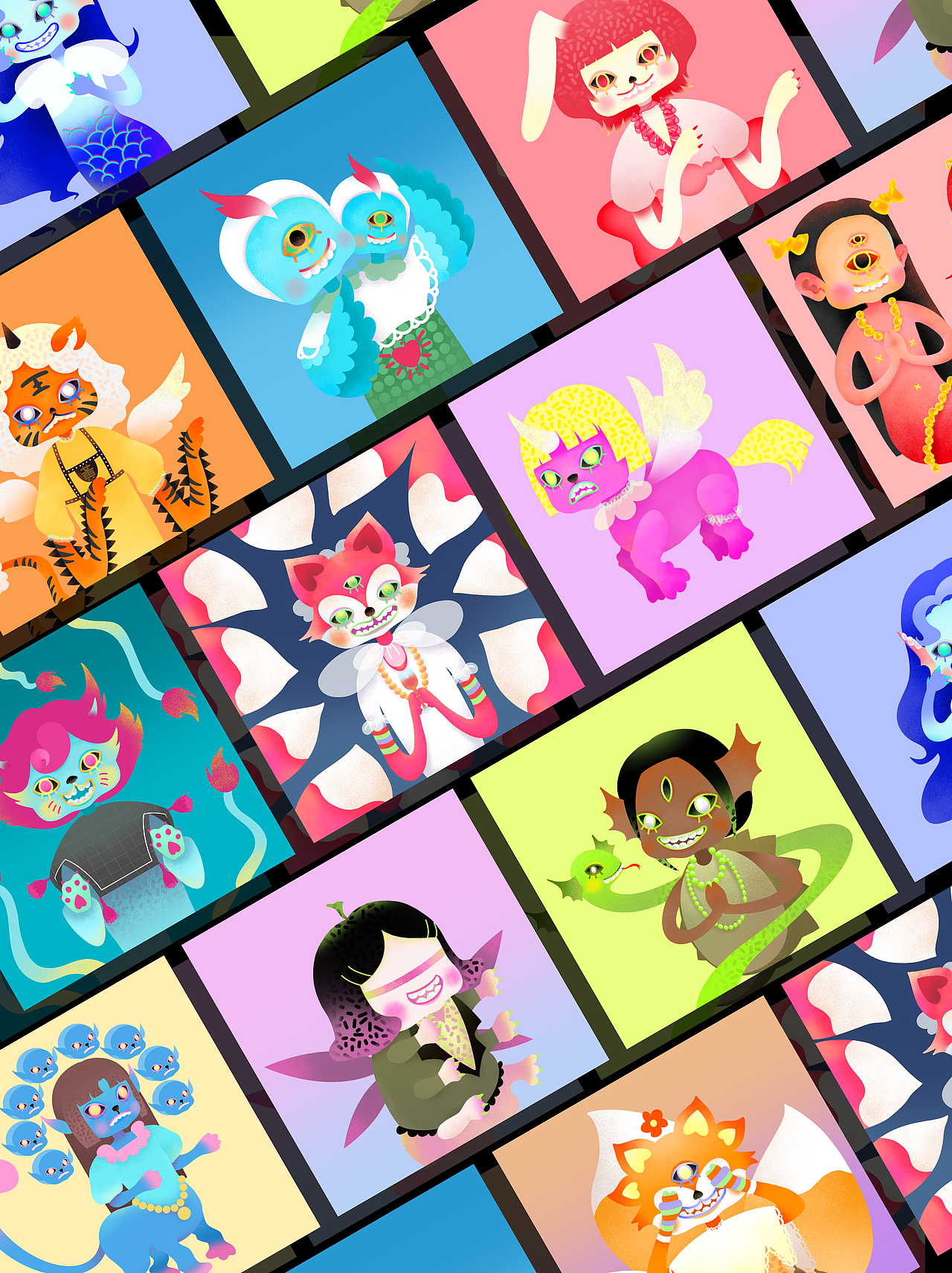 《山海异兽》——新文创插画设计/角色IP文创化