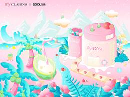 #my CLARINS 寻找天然好食肌# 夏日阳光海滩