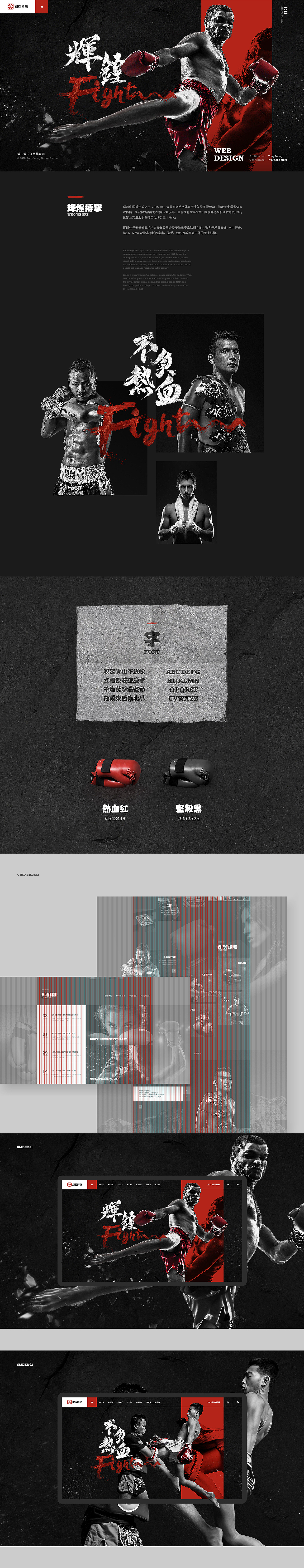搏击官网设计