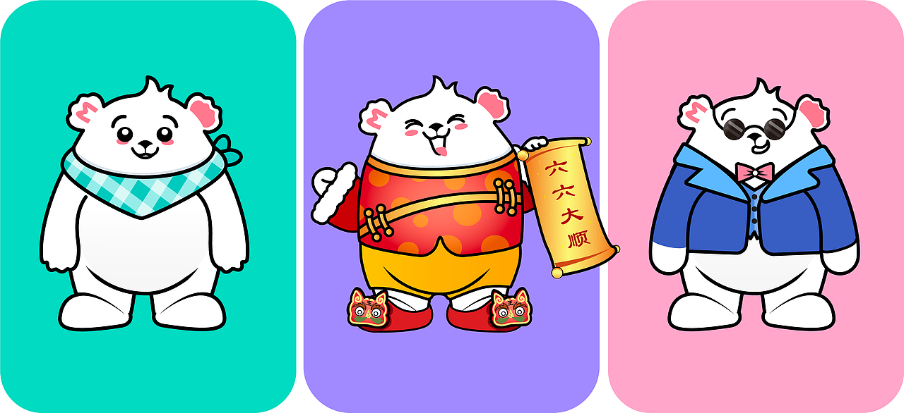 Midea Family Q版形象設(shè)計（圖ZMTkwNjgyMDk2） - IP形象 - 站酷設(shè)計師WOSHI_JIEBAO原創(chuàng)素材 - 站酷ZCOOL