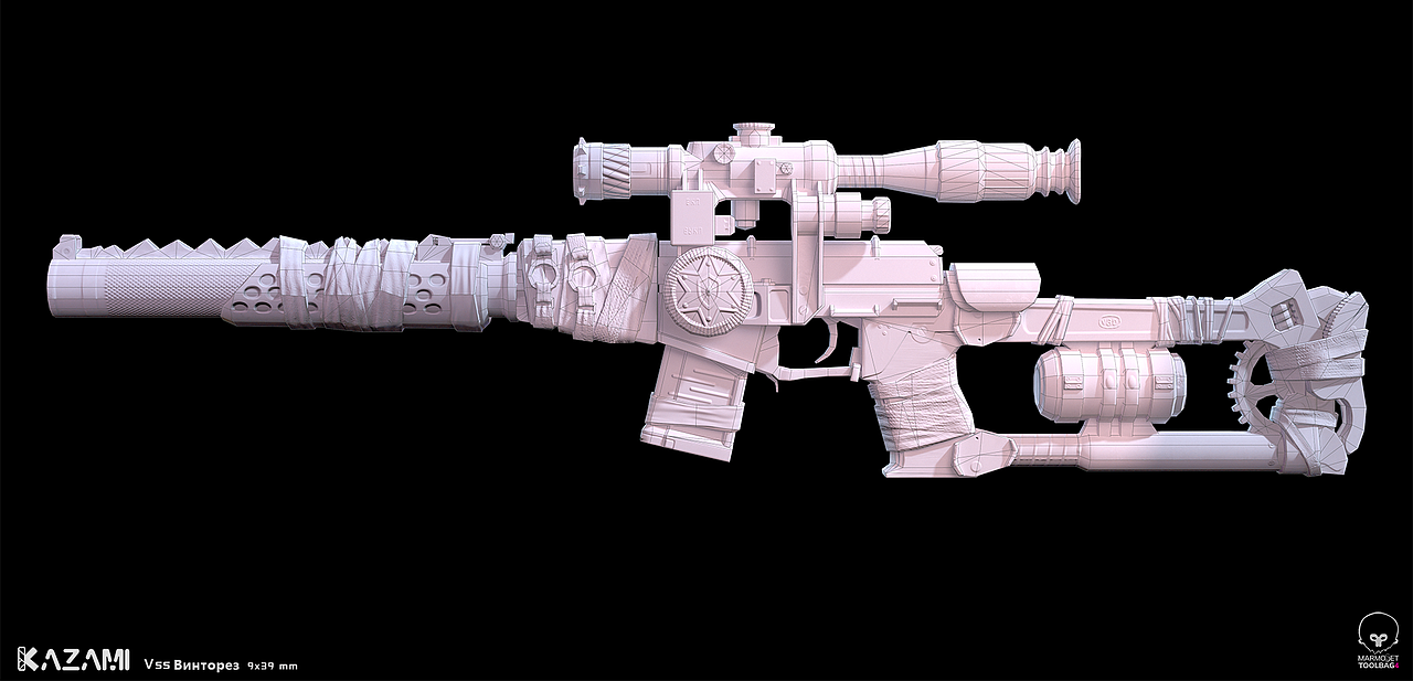 VSS Vintorez 和平精 次世代英武器制作（图ZMjQ1NzExMTk2） - 其他三维 - 站酷设计师kazami小鑫原创素材 - 站酷ZCOOL