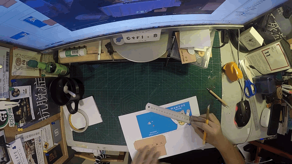 立体书(卡片)—奶油起司泡芙