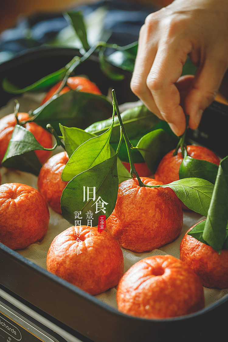 旧食|橘子花馍