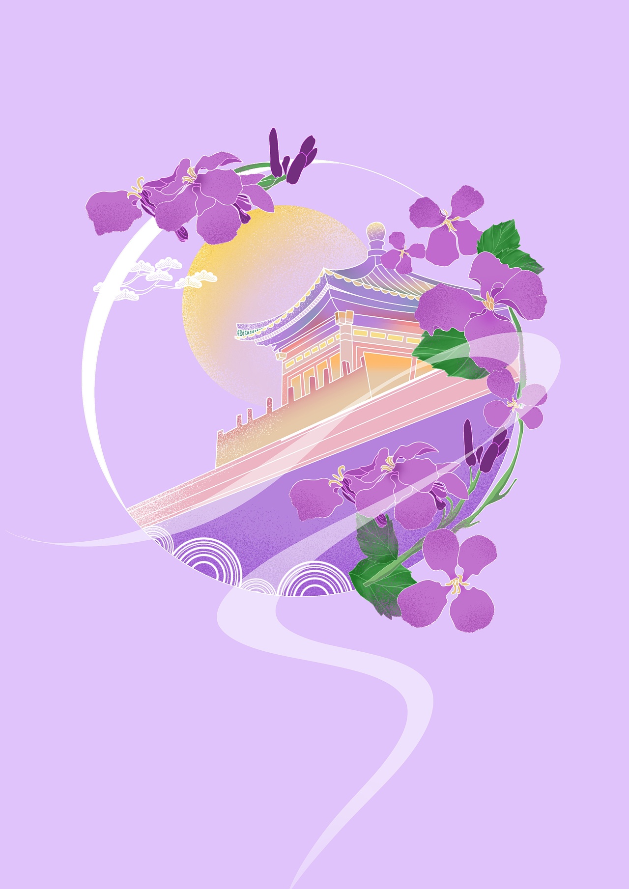 繁花似锦|插画|商业插画|包柴柴 - 原创作品 - 站酷 (zcool)