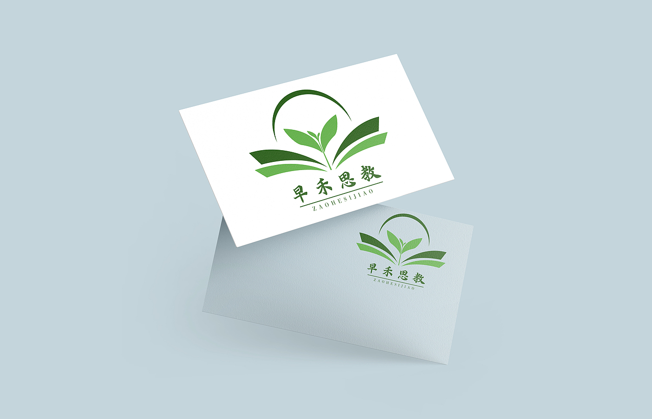 logo设计教育中心培训绘画街舞艺术机构标志设计