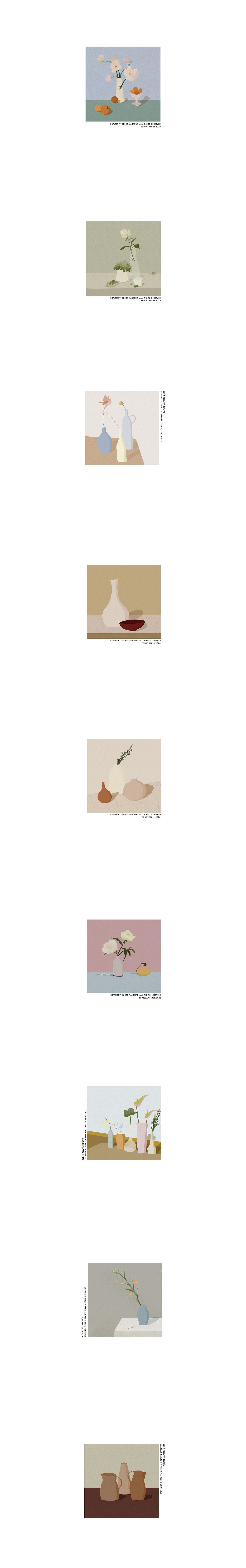 插画|极简风|近期总结