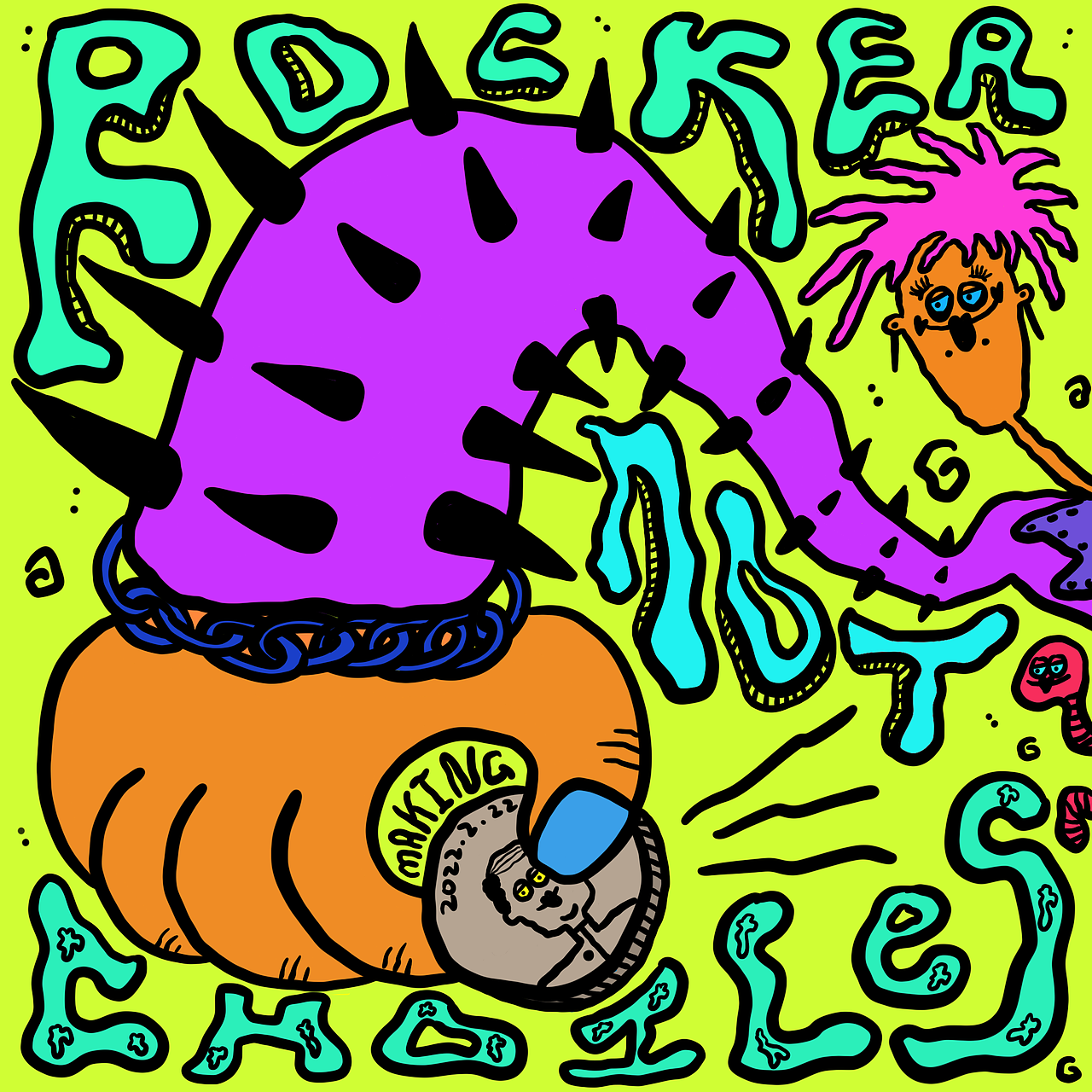 DizzyPunk（圖ZMjk5MTQ4NDE2） - 商業(yè)插畫 - 站酷設計師CreepyCheese原創(chuàng)素材 - 站酷ZCOOL