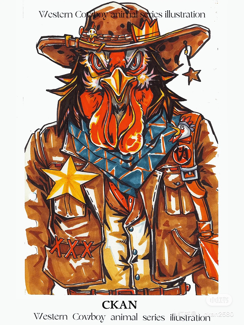 2022年动物系列插画