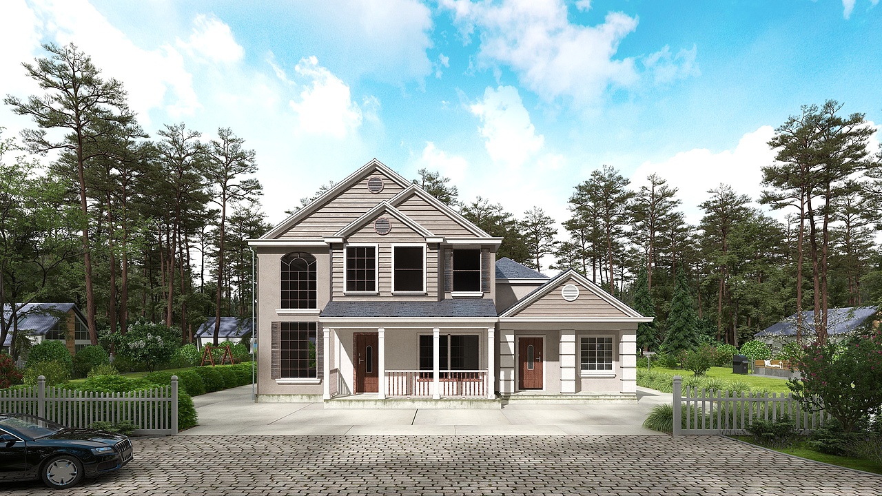 模袋云场景渲染-场景合集