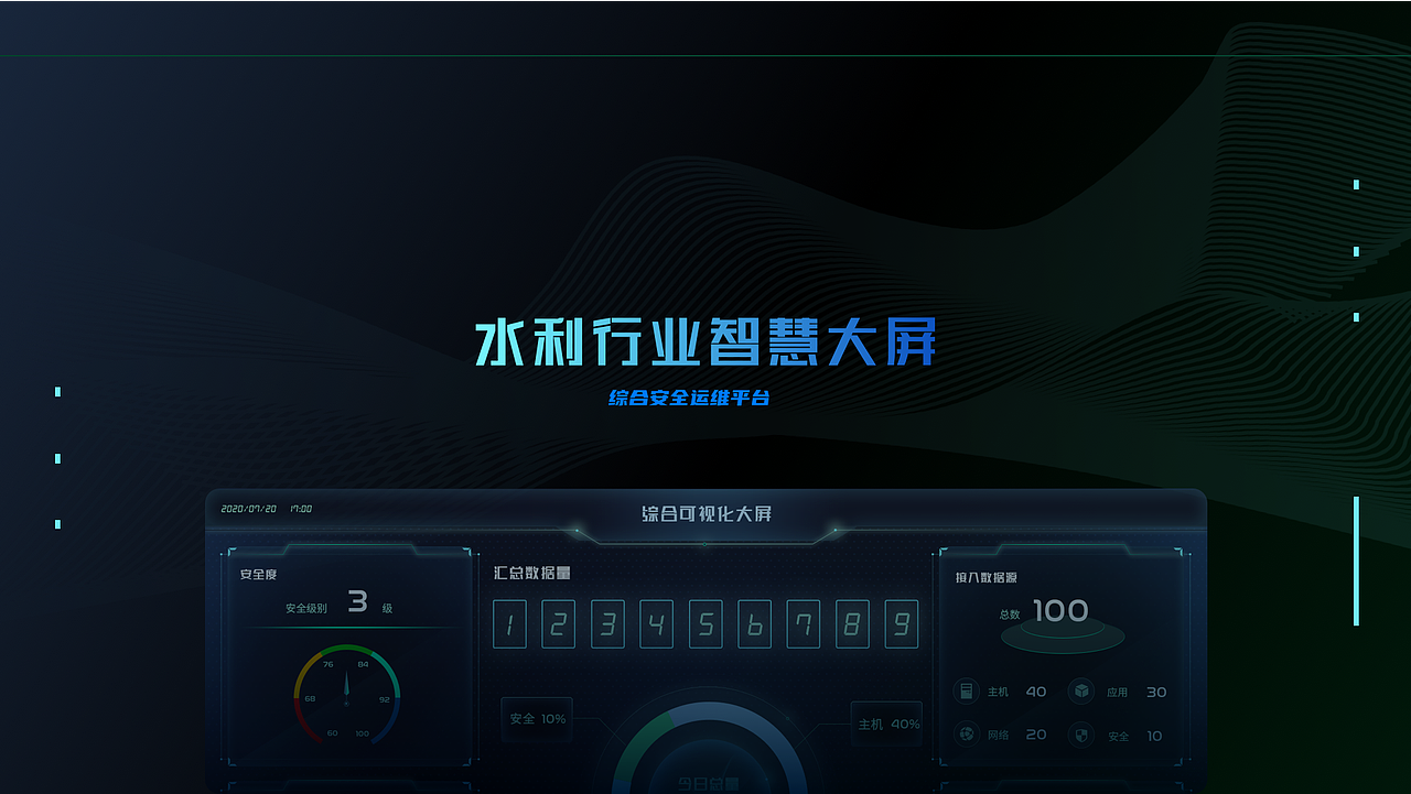 水利行业智慧可视化（图ZMjY3MjY4NzEy） - 软件界面 - 站酷设计师zmqfactory原创素材 - 站酷ZCOOL