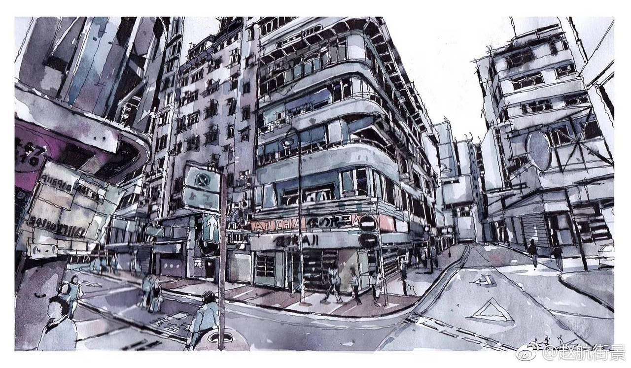 《香港》手绘合集