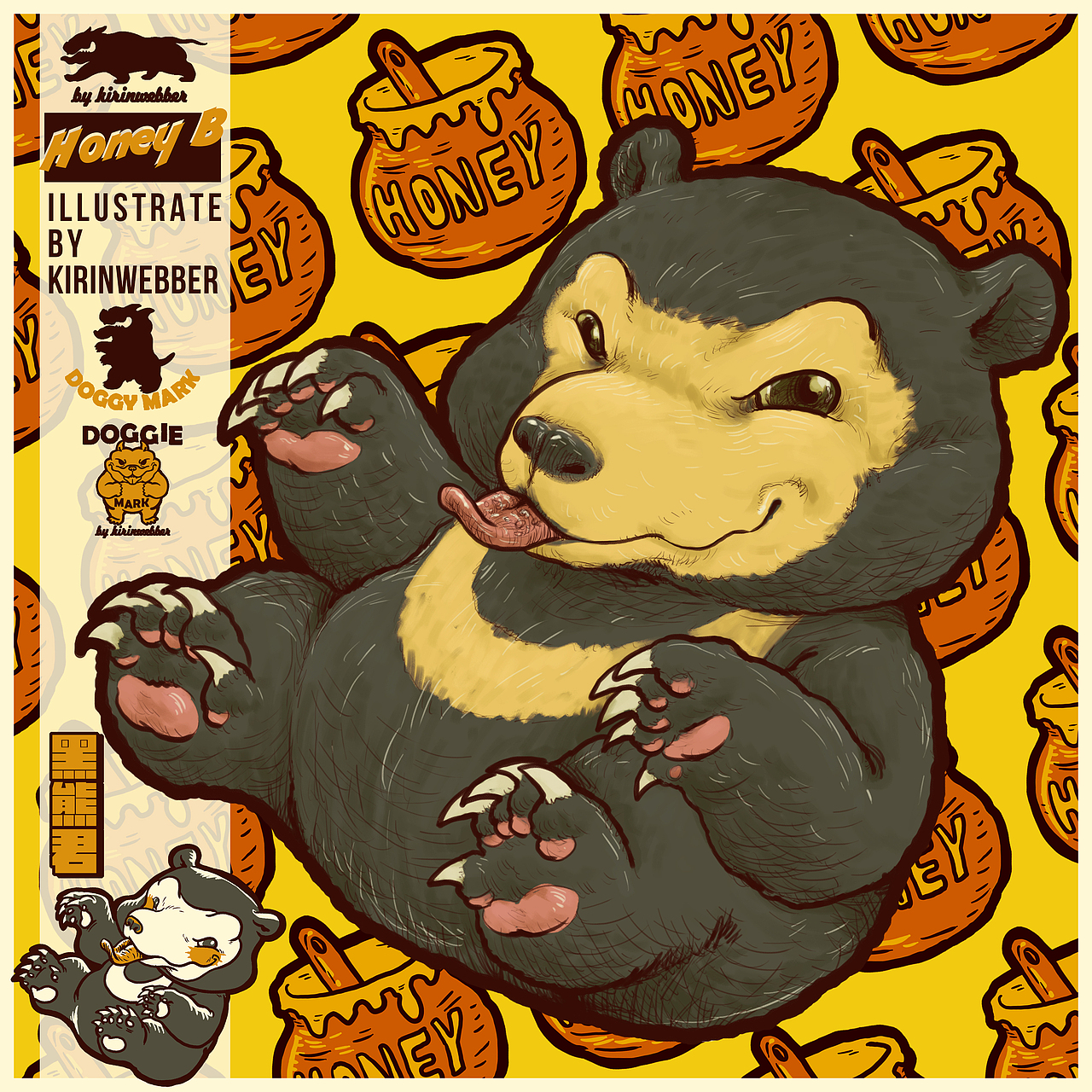 农历辛丑年涂画（摸鱼）作品精选集（图ZMjg2NTY3NDAw） - 新锐潮流插画 - 站酷设计师kirinwebber原创素材 - 站酷ZCOOL