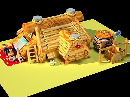 游戏场景建模及贴图制作（个人主页-ZNDU3NjYzMzI=） - 场景 - 站酷设计师火冰原创素材 - 站酷ZCOOL